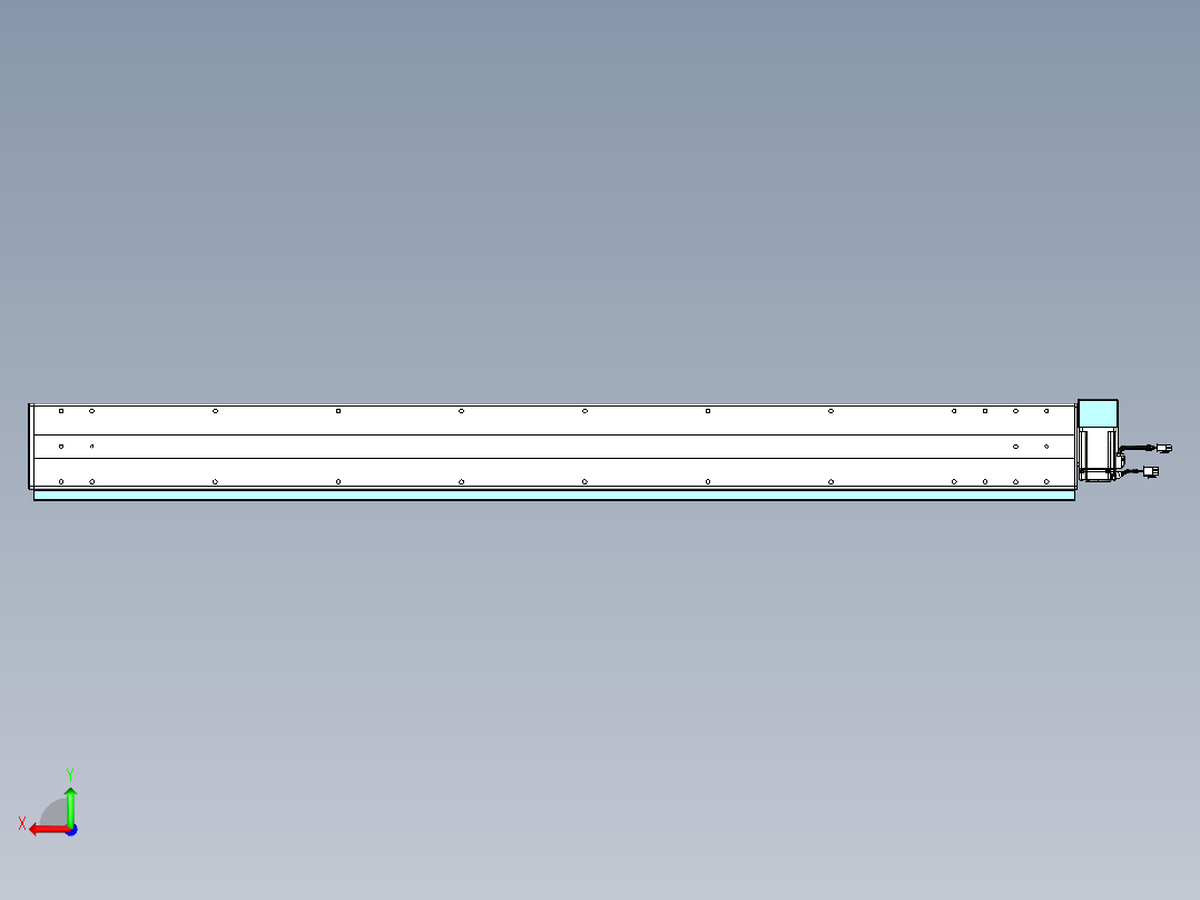 威洛博VBC同步带传动一无尘环境VBC14-L45-S1400-BRD-ZP40-C3后视图