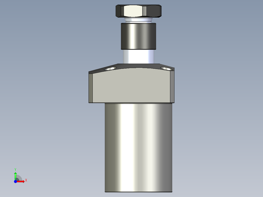 KOSMEKLHS0480-SL-Y45多系列多零件图纸模型前视图