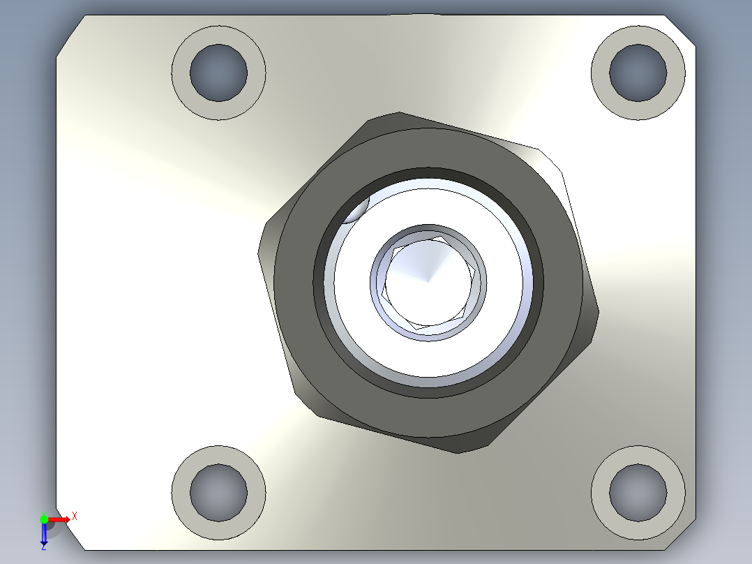 KOSMEKLHS0480-SL-Y45多系列多零件图纸模型俯视图