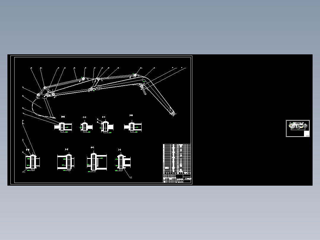 液压挖掘机工作装置及液压系统设计