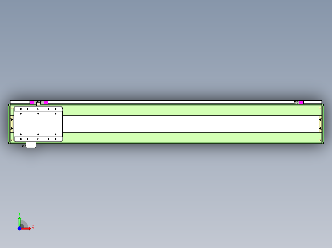 威洛博LC系列3d模型模组LC17E2Y-S1100前视图