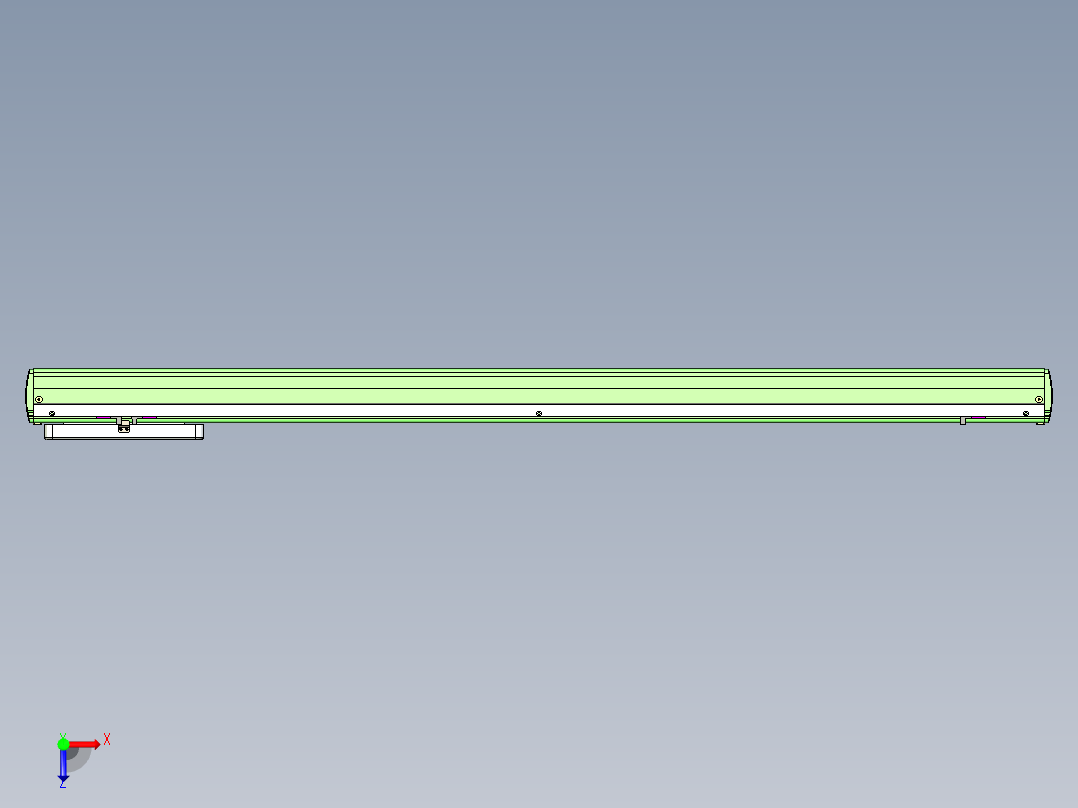 威洛博LC系列3d模型模组LC17E2Y-S1100俯视图