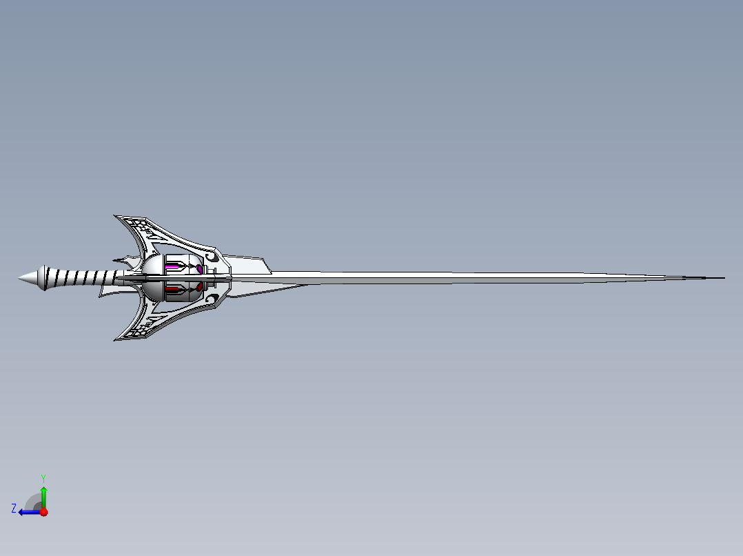 剑、宝剑(171)右视图