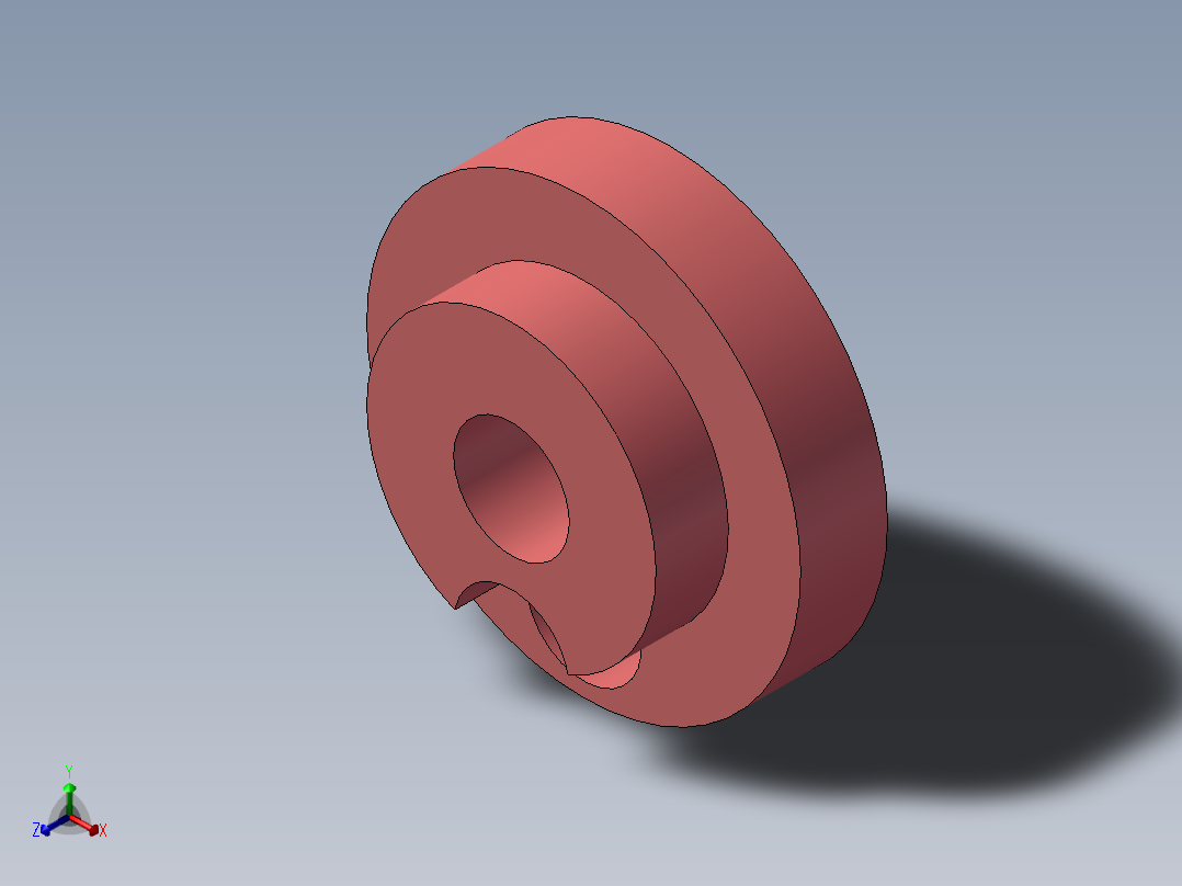 S41 凸轮正等轴测图