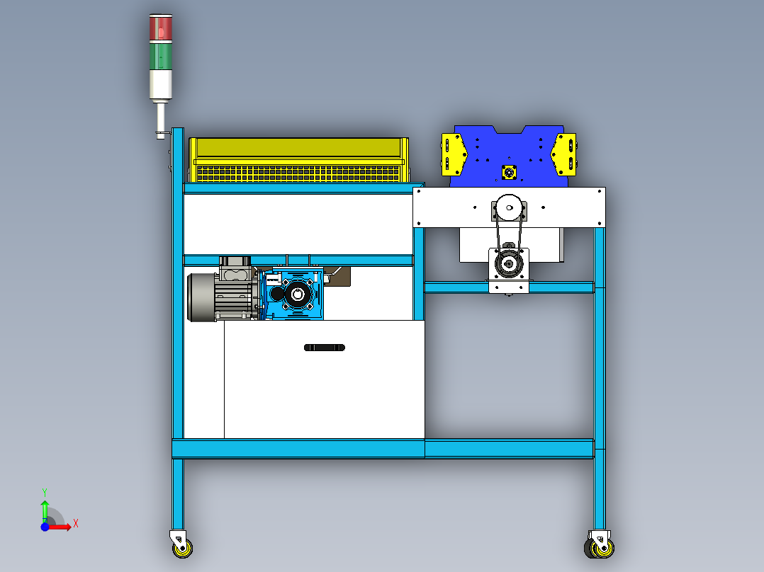 电缆绕线机前视图