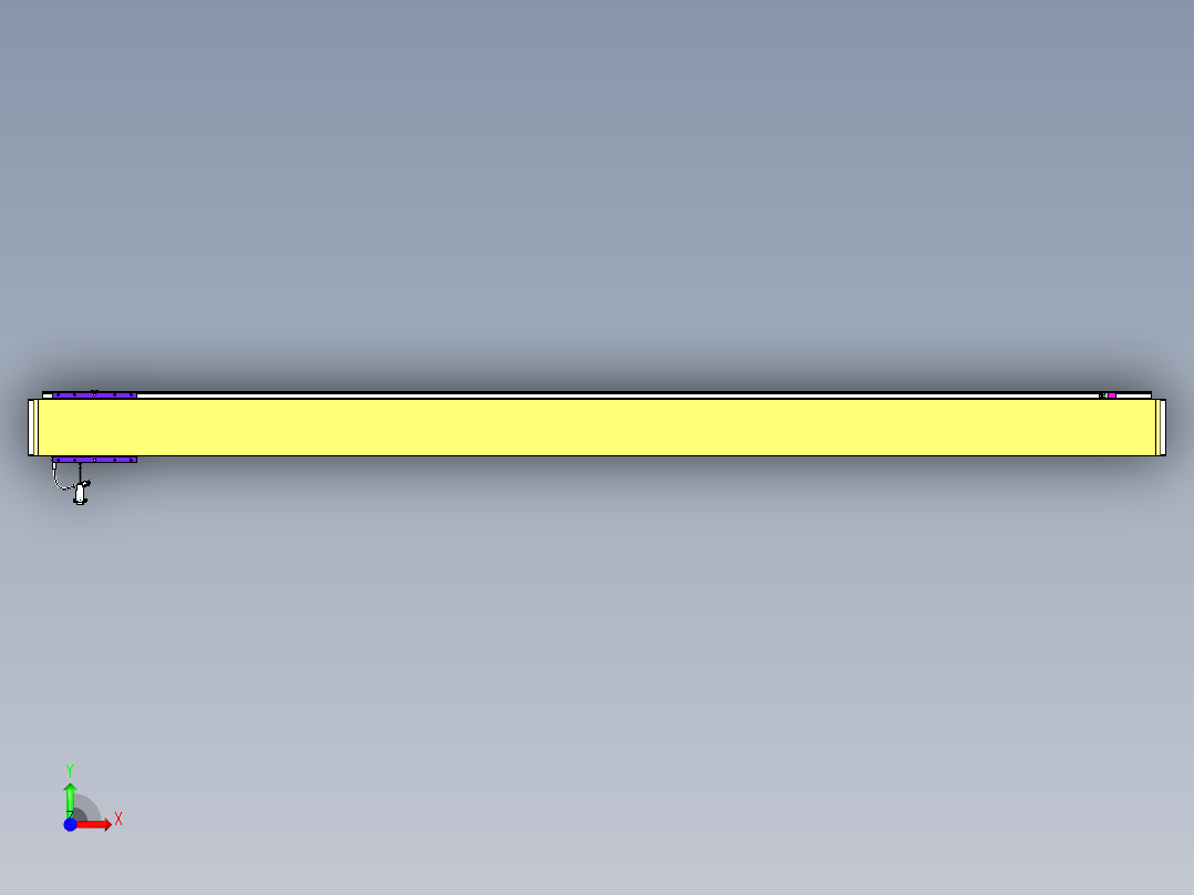 威洛博VL系列直线电机模组-VL14S3-S2500前视图