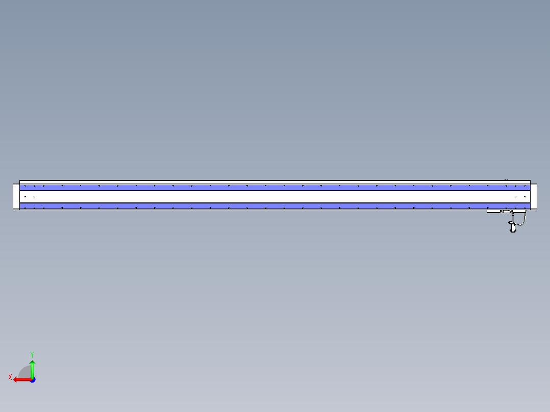 威洛博VL系列直线电机模组-VL14S3-S2500后视图