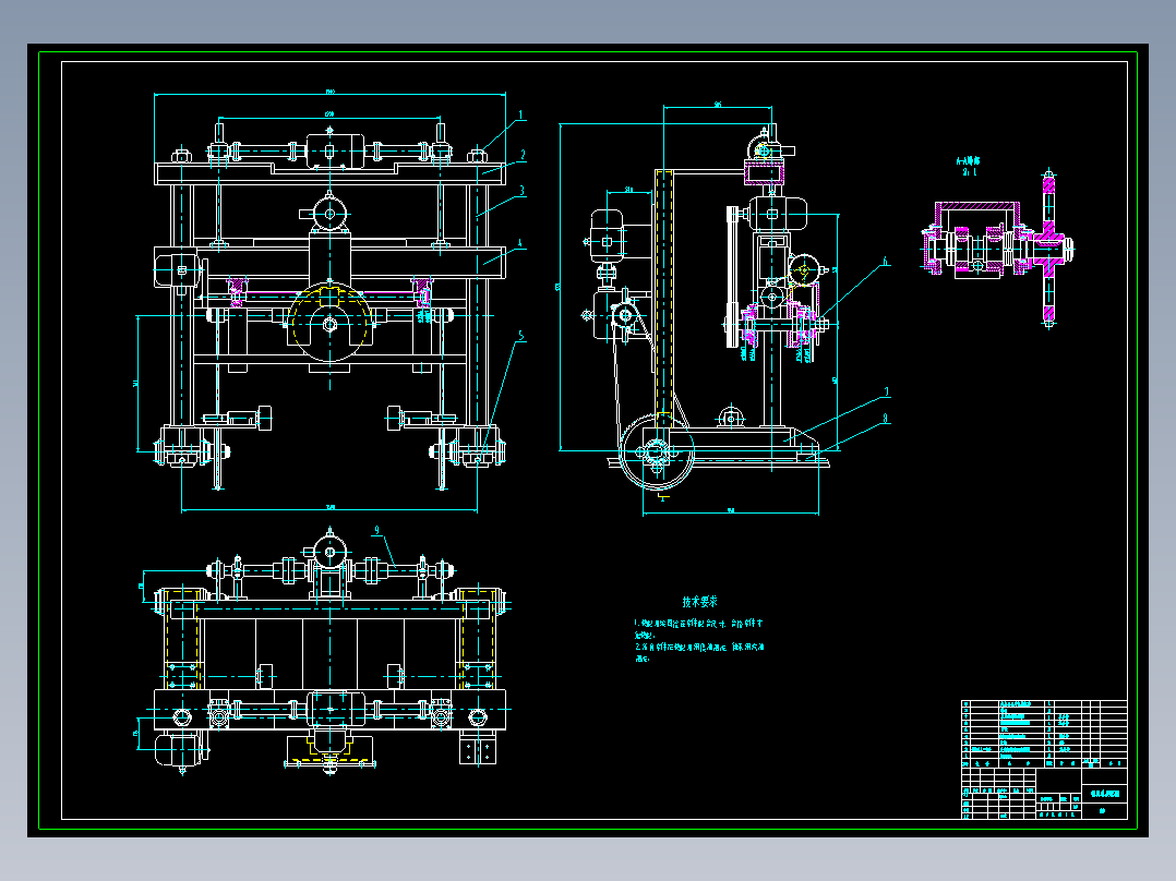 钢厂门式锯切设备设计【优秀含7张CAD图纸】175540