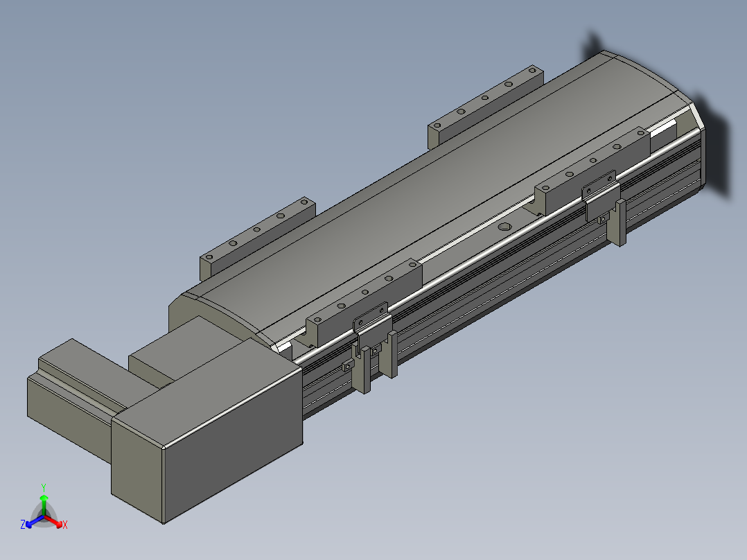 直线模组WG-LHB12-S200-BR设计图纸