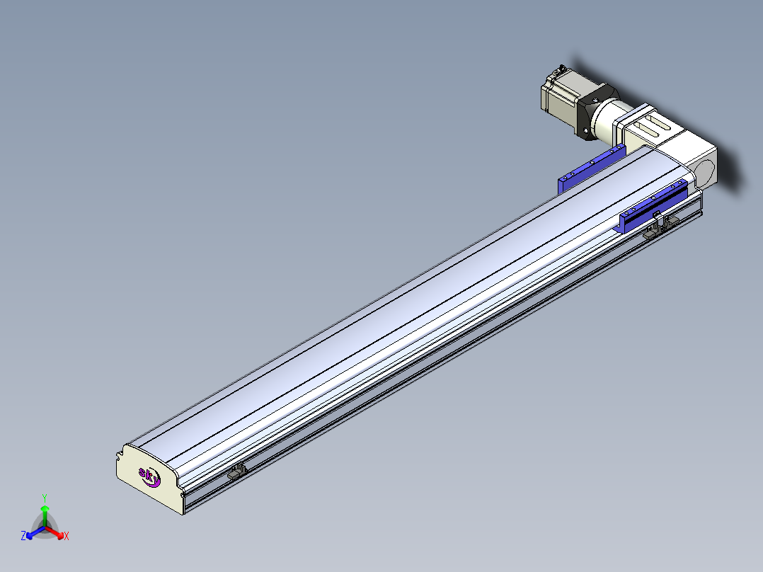 同步带滑台-半封闭B17-L100-S1050-L-P75-D3-N3