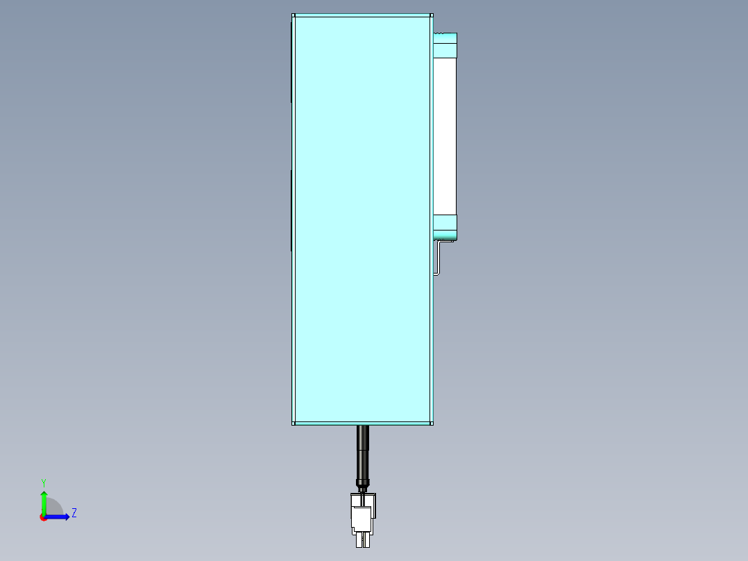 威洛博VC丝杆传动-无尘环境VC14-Lxx-C-S1250-BL-ZP40-C3左视图
