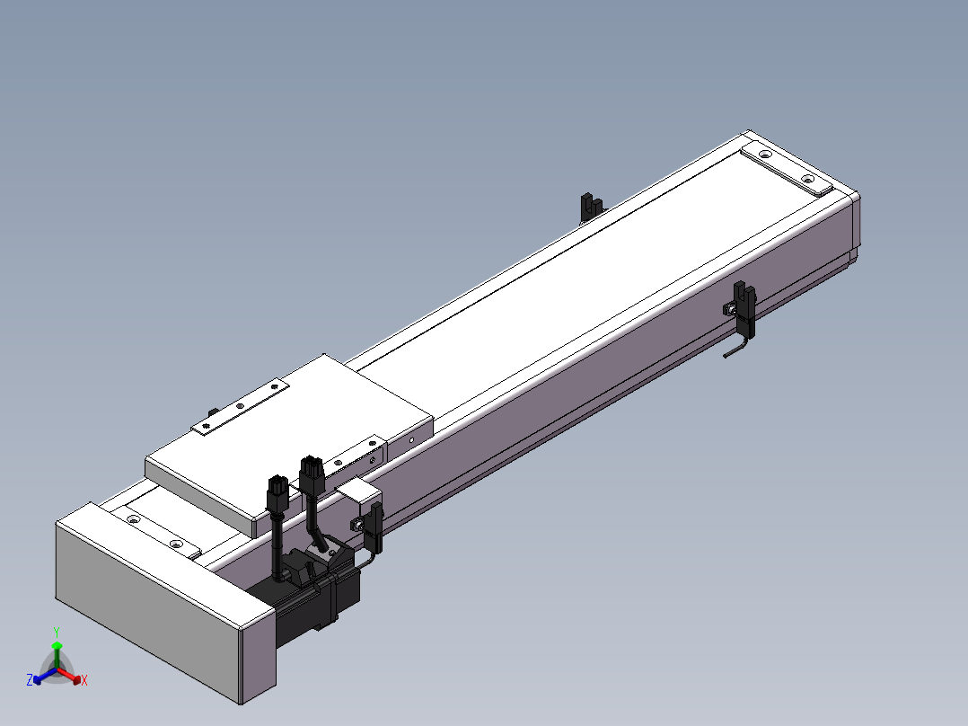 精密模组MC100-L05-350-BL-M10-C4正等轴测图