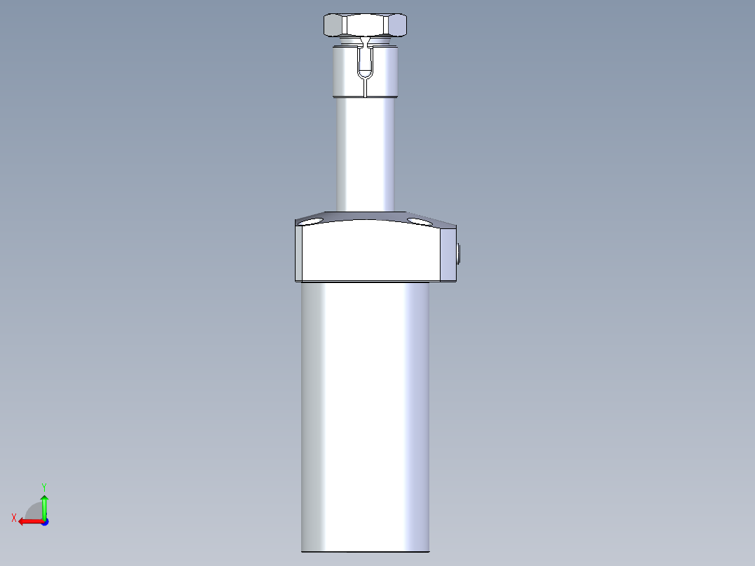 KOSMEKLHA0550-GL-Q35多系列多零件图纸模型后视图