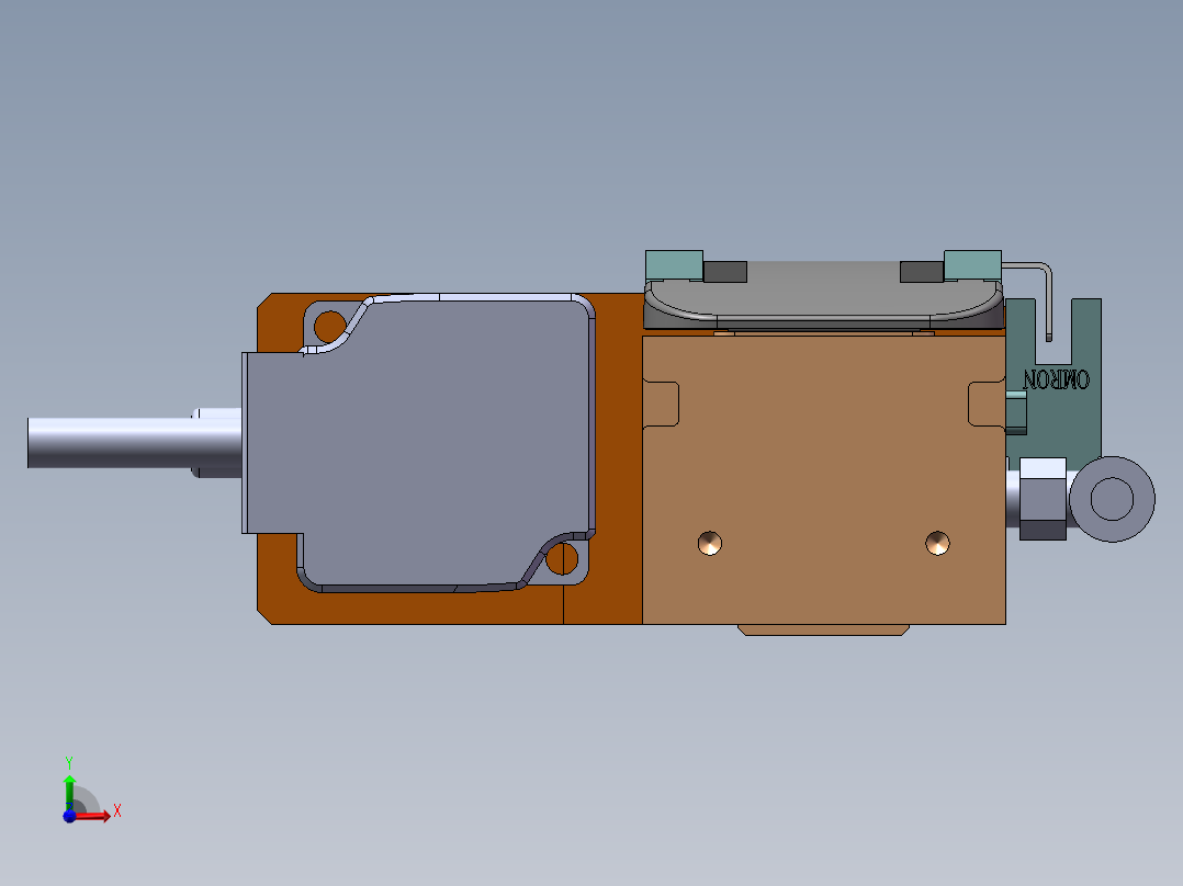 MCH丝杆全封闭MCH5M-BL-100W前视图