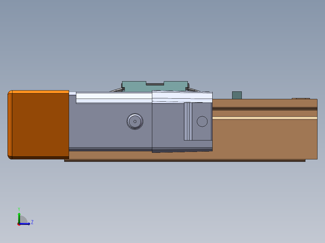 MCH丝杆全封闭MCH5M-BL-100W左视图