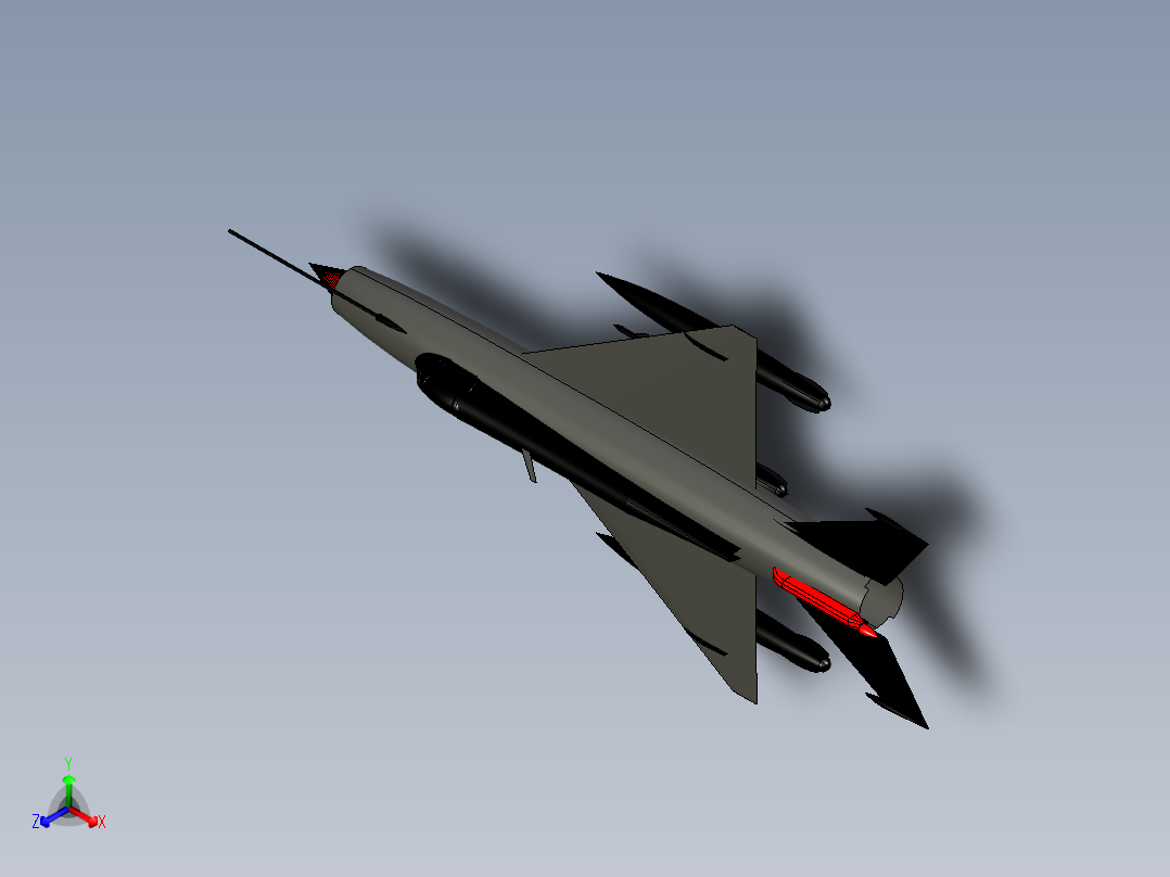 catia <span style='color: red'>米格</span>-21<span style='color: red'>战斗机</span>
