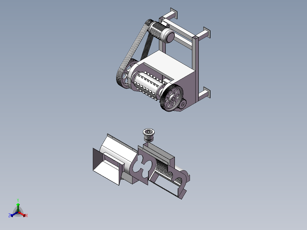 CANMOFENSUIJI正等轴测图