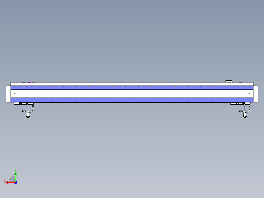 威洛博VL系列直线电机模组-2VL14S2-S1550后视图