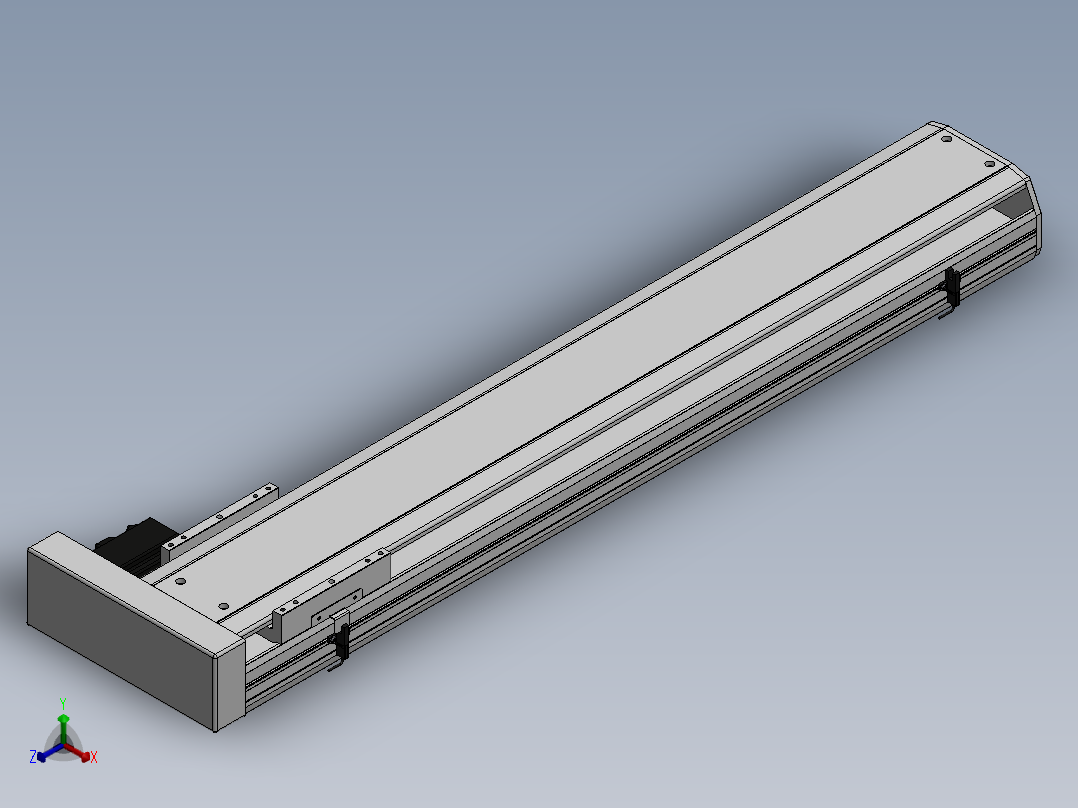 精密模组MY170-T10-850L-BR-P75B-C4-C正等轴测图