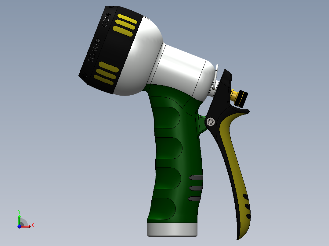 水喷嘴工业设计- 63756-22前视图