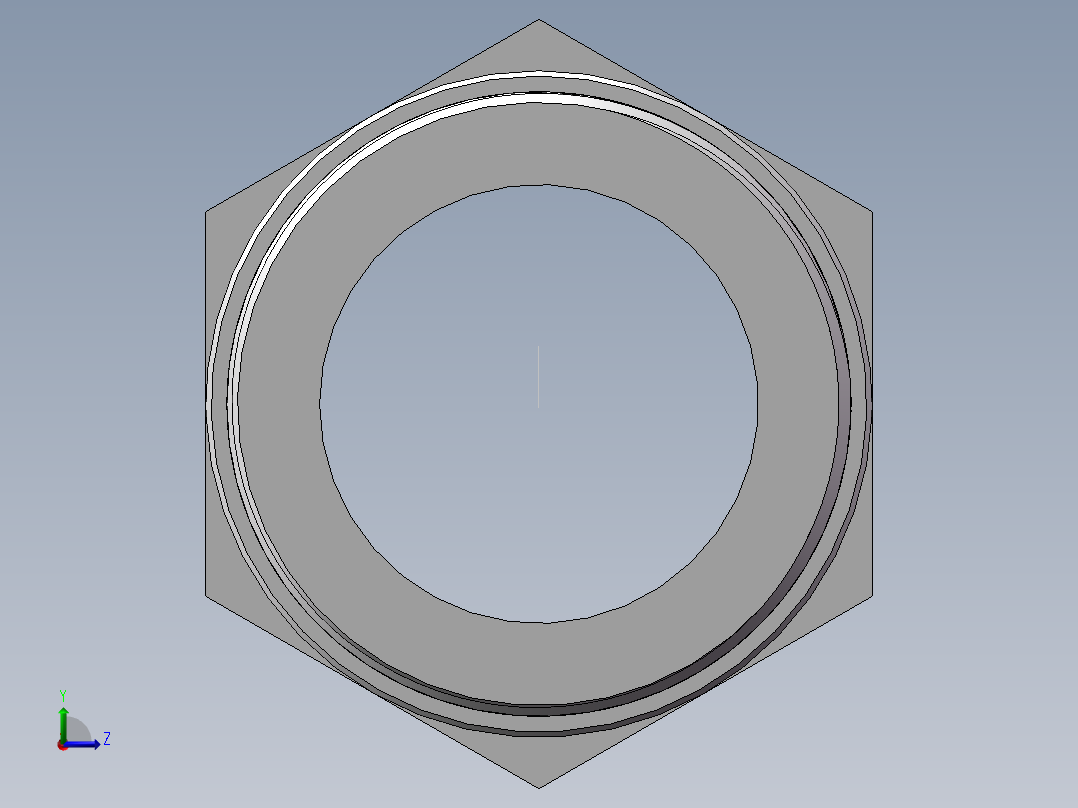 水管接头-有边 [DN50X52.5]左视图