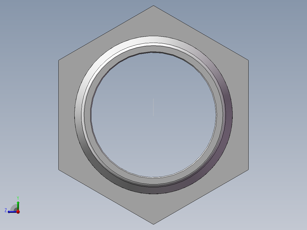 水管接头-有边 [DN50X52.5]右视图