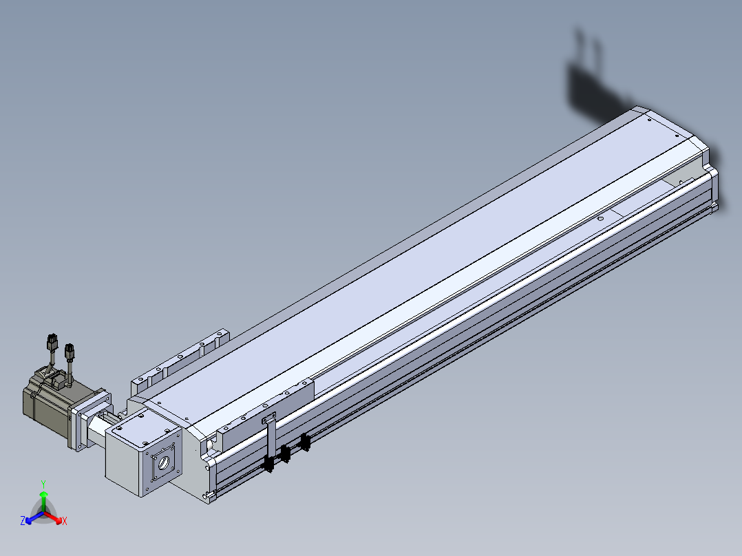 东锦同步带传动-直线滑台模组DH210B-L150-S800-BL-P750W-C3
