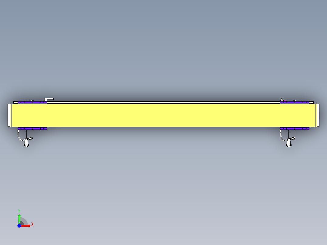 威洛博VL系列3d模型模组2VL14S2Y-S1400前视图