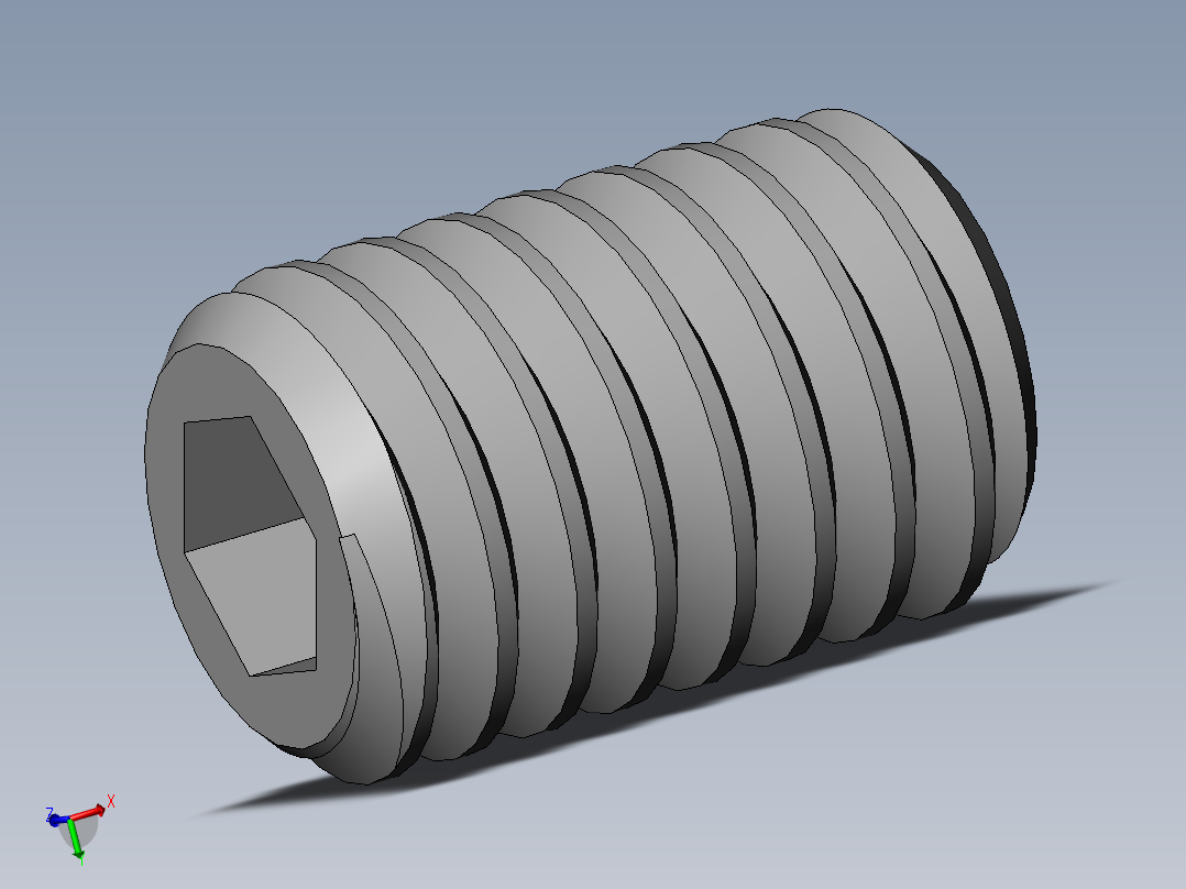 DIN 913-ISO 4026 固定螺钉-M4 L=6.SLDPRT