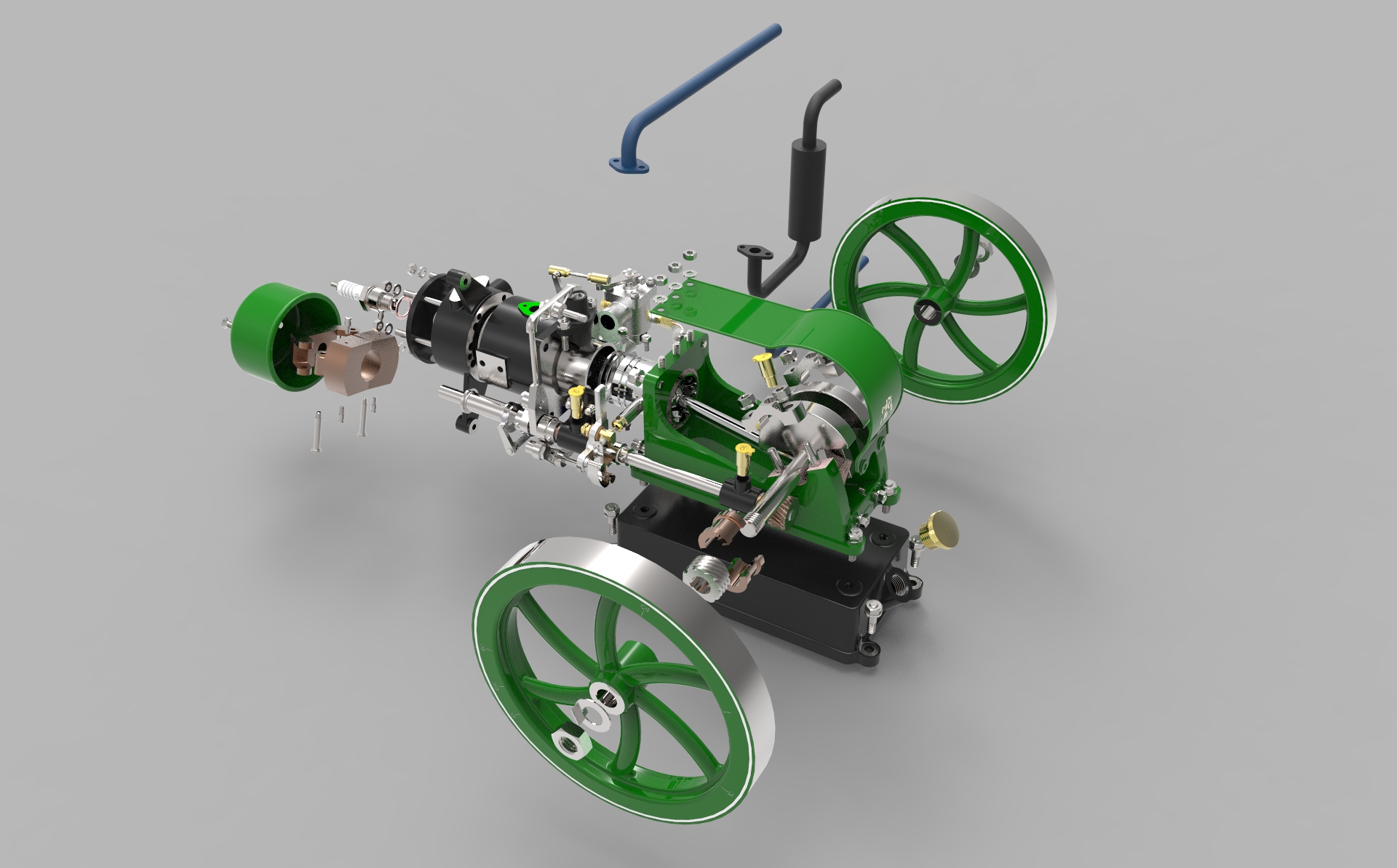 60 CC四冲程汽油发动机
