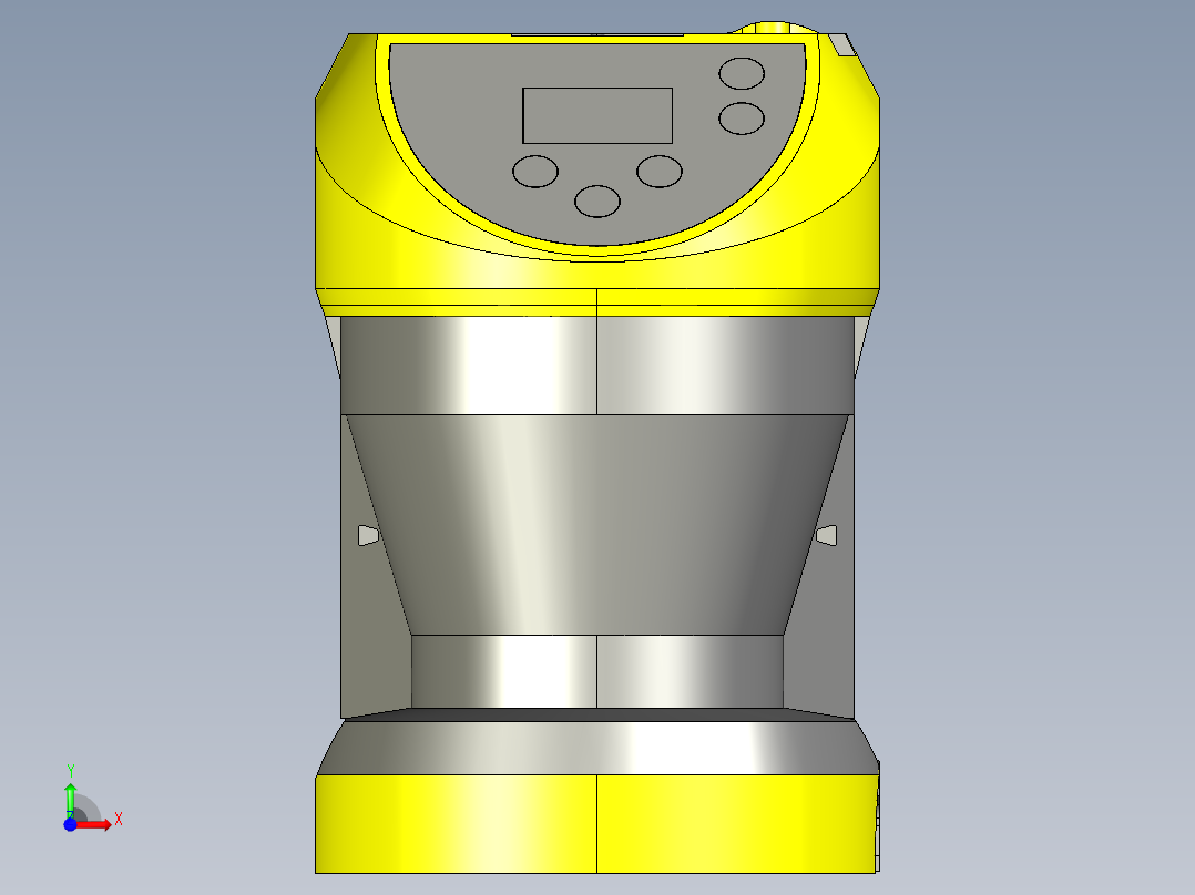 基恩士SZ-01S_04M_16V_kc图纸模型前视图