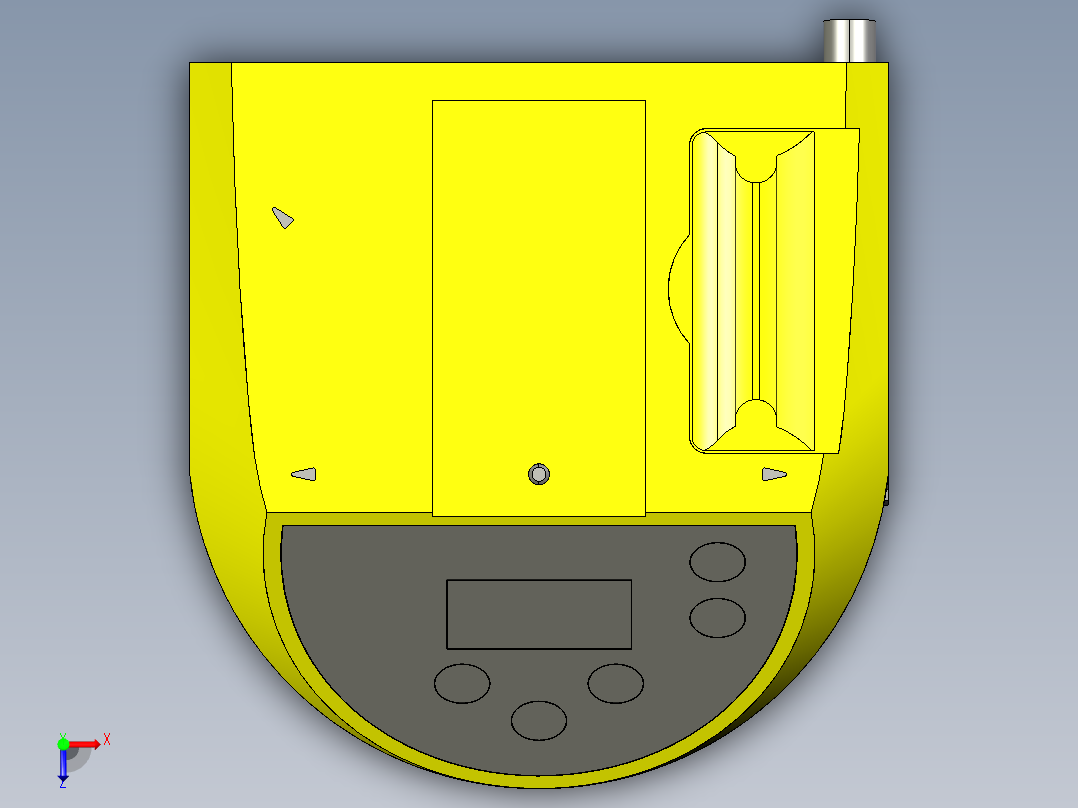 基恩士SZ-01S_04M_16V_kc图纸模型俯视图