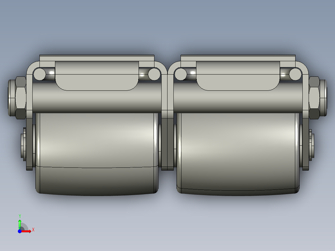 机器移动滑板4t前视图