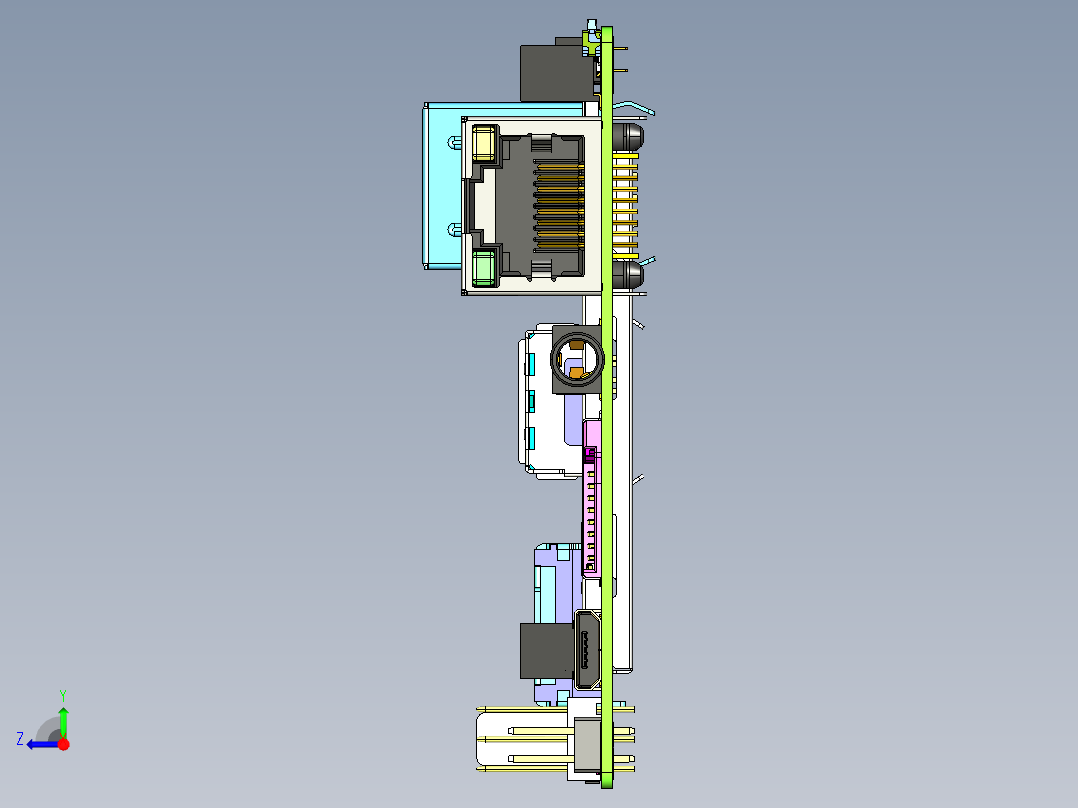 LattePanda Win10开发板V0.1右视图