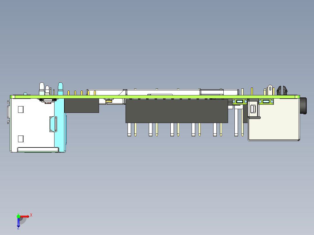 LattePanda Win10开发板V0.1俯视图