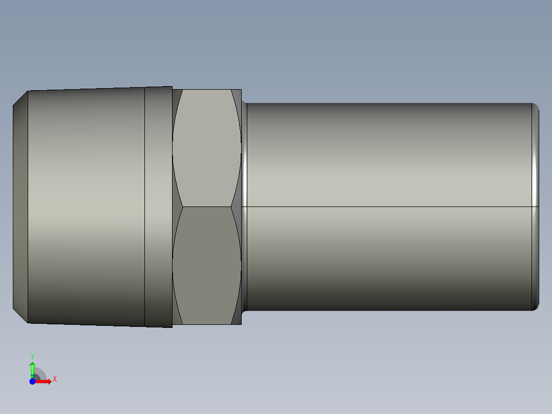 软管与硬管连接用工业通用接头0120_15_17前视图