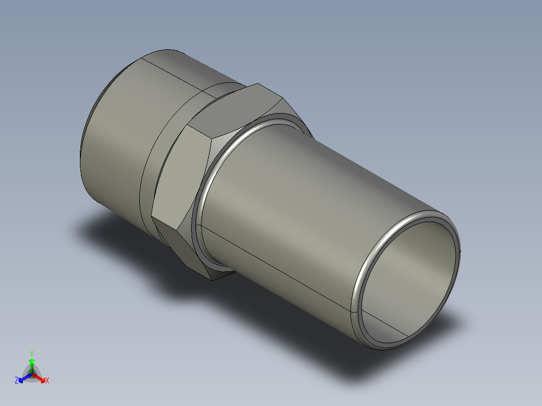 软管与硬管连接用工业通用接头0120_15_17正等轴测图
