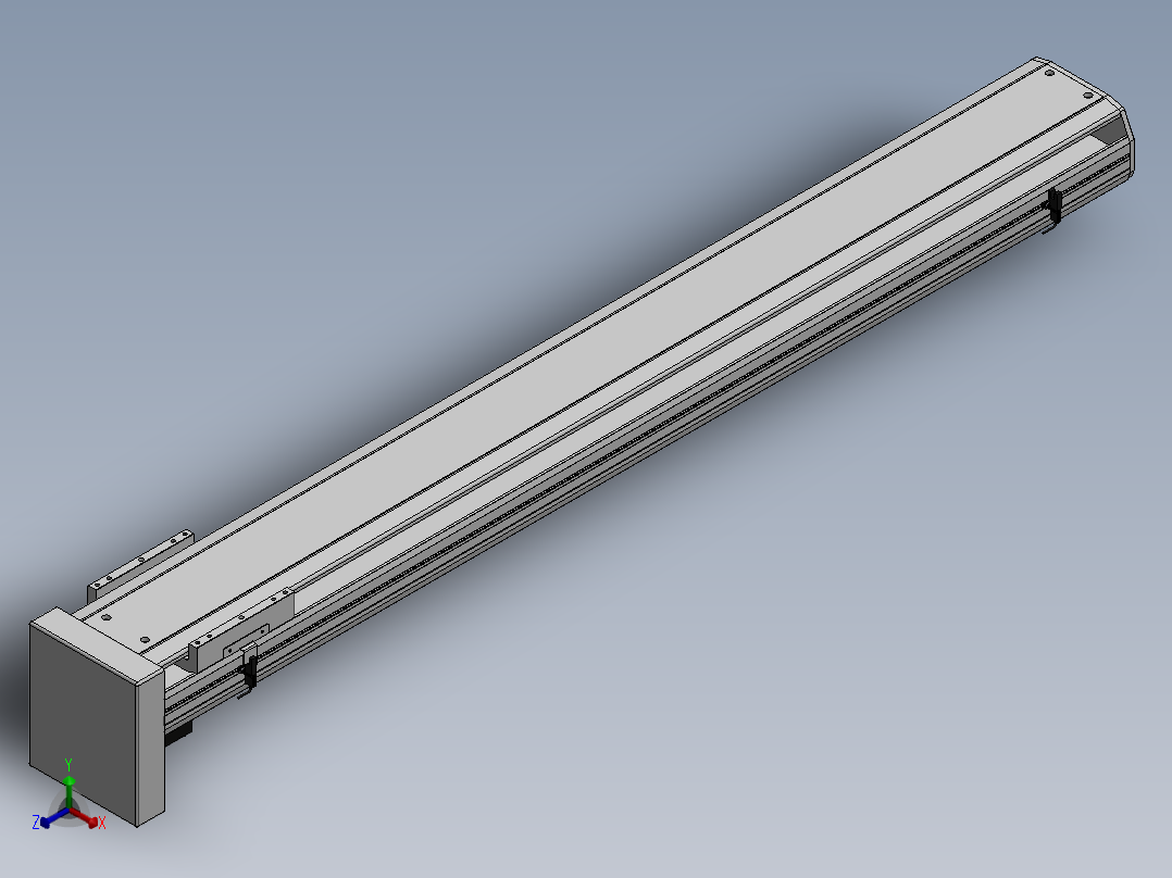 精密模组MY170-T10-1250L-BM-P75B-C4-C正等轴测图