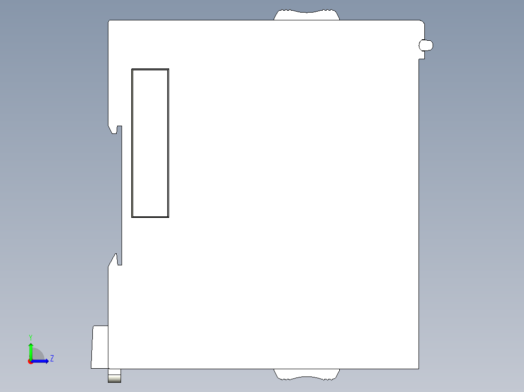 基恩士KV-AD40(V)_DA40(V)_kc图纸模型左视图