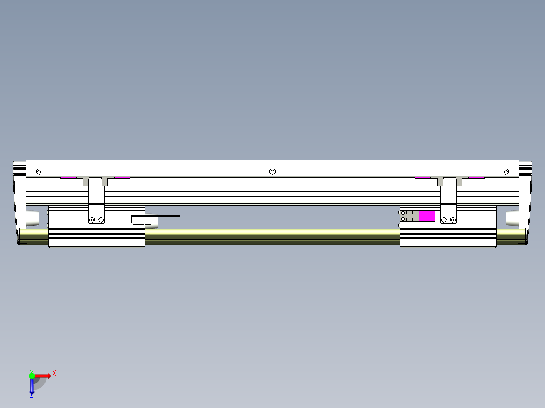 威洛博VL系列3d模型模组2VL22H1Y-S250俯视图