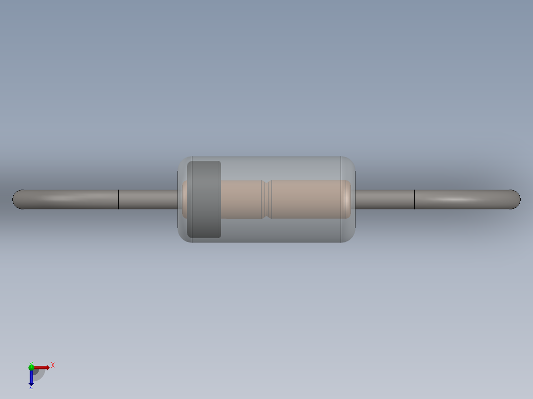 电容器 二极管 电阻器-Switching Diode 1N914俯视图