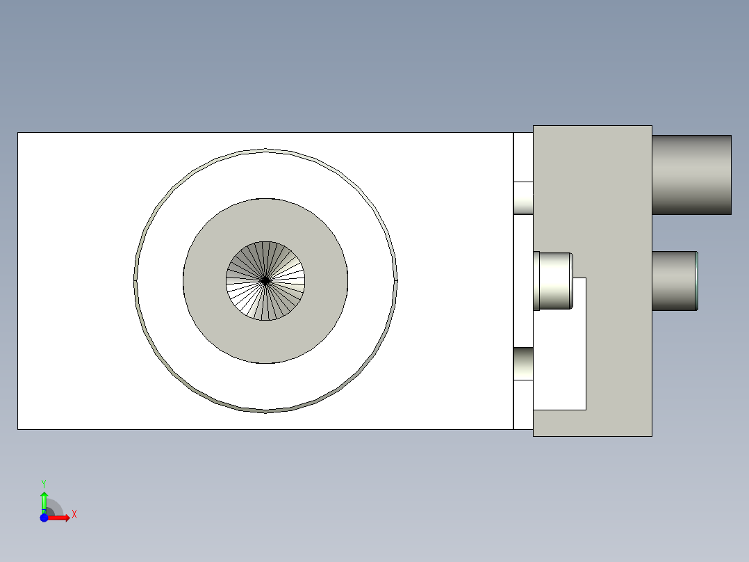 德克斯TUNKERS气缸数模SZK_40_V12_T12_TUENKERS前视图