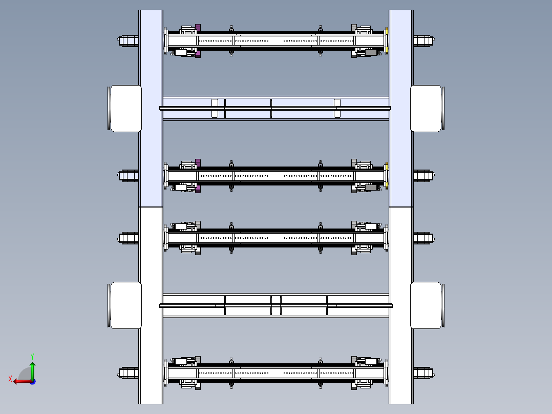 木板成形机器后视图