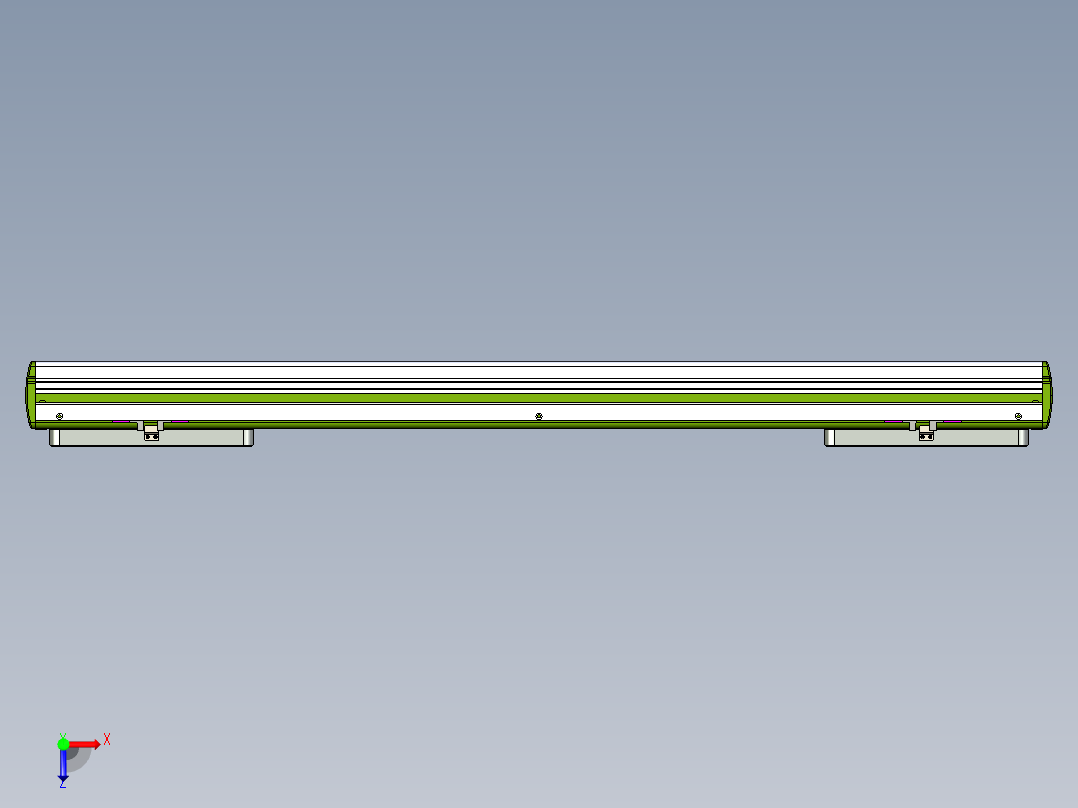 威洛博LC系列3d模型模组2LC14S2Y-S550俯视图