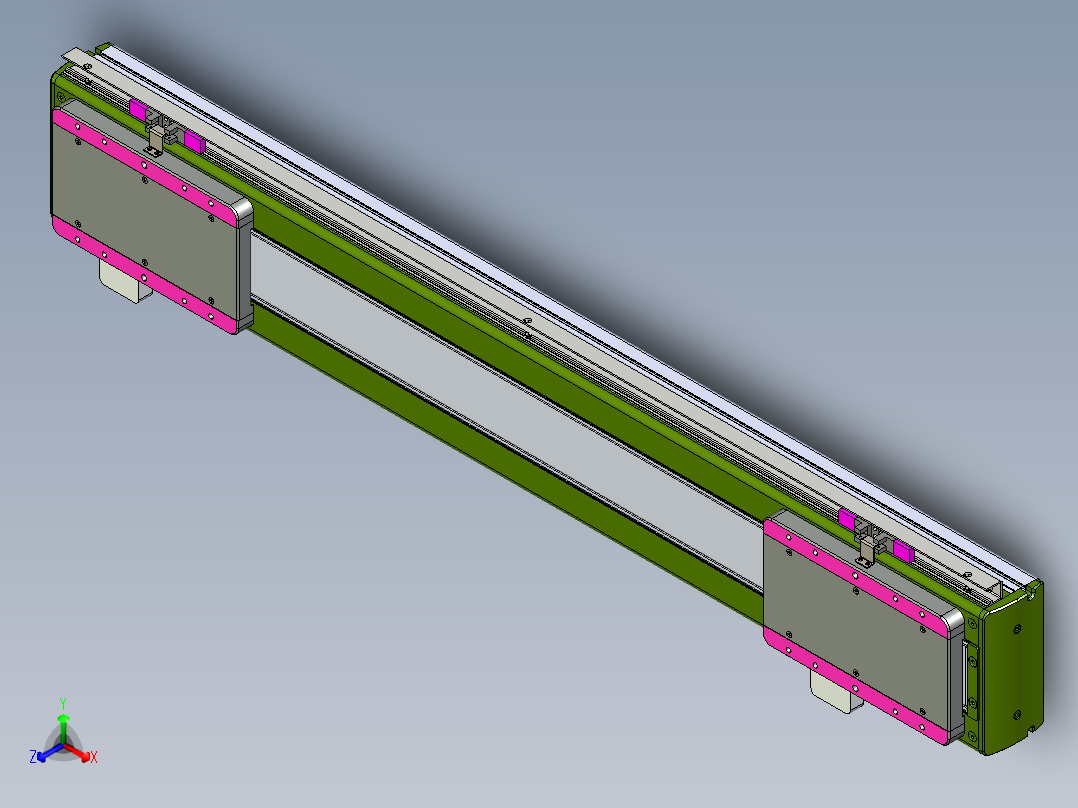 威洛博LC系列3d模型模组2LC14S2Y-S550正等轴测图