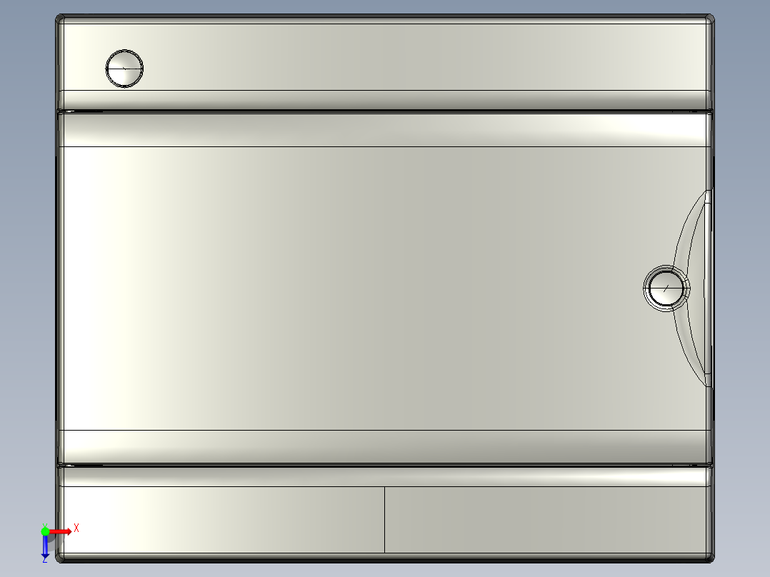 电气柜-84612俯视图