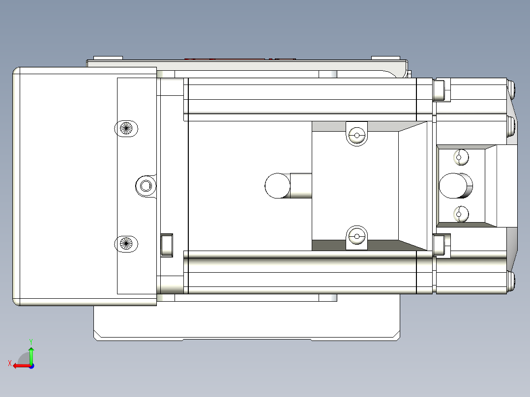 同步带全封闭直线模组TPA-HCB-85D-90-L500-ML-C-P20-N3后视图