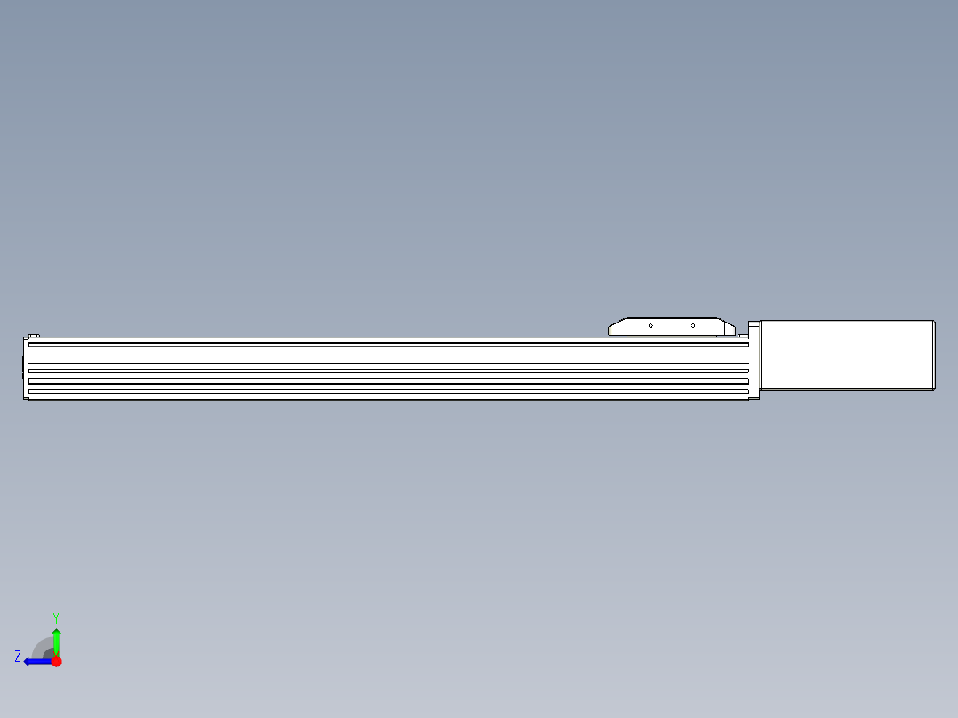 同步带全封闭直线模组TPA-HCB-85D-90-L500-ML-C-P20-N3右视图