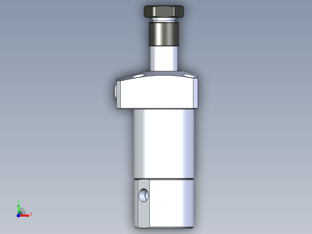 KOSMEKLHA0400-GLN_R01多系列多零件图纸模型前视图
