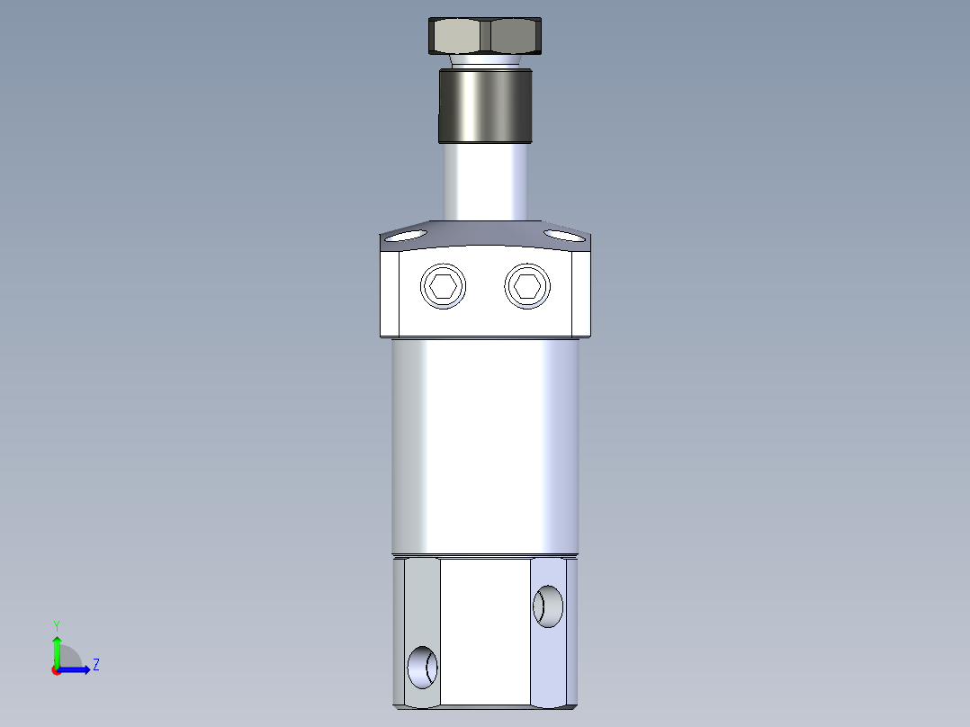 KOSMEKLHA0400-GLN_R01多系列多零件图纸模型左视图